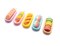 Kawaii Snack Foods Charms, set of 5 3D Miniature Pendants, Adorabilities